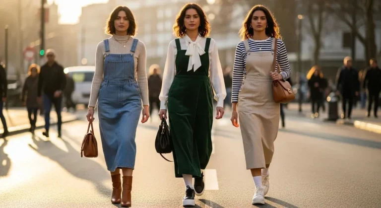 21 Trendy Pinafore Outfits That Will Keep You Looking Playful and Chic