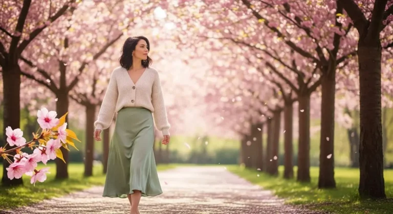 31 Aesthetic Spring Outfits That Look Soft & Beautiful